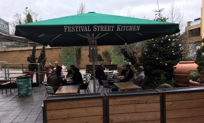 Festival Street Kitchen Aztec Umbrella Basingstoke