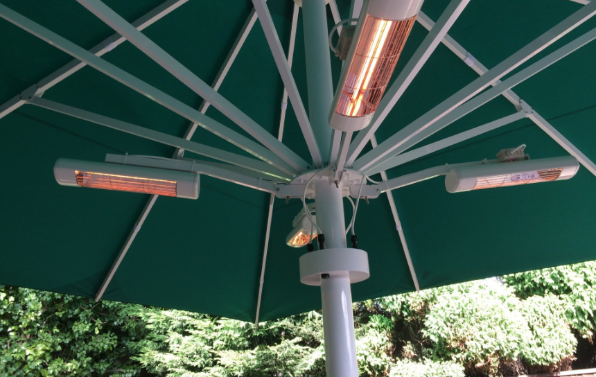 Parasol Heating Aztec are trade suppliers of large commercial parasols and umbrellas