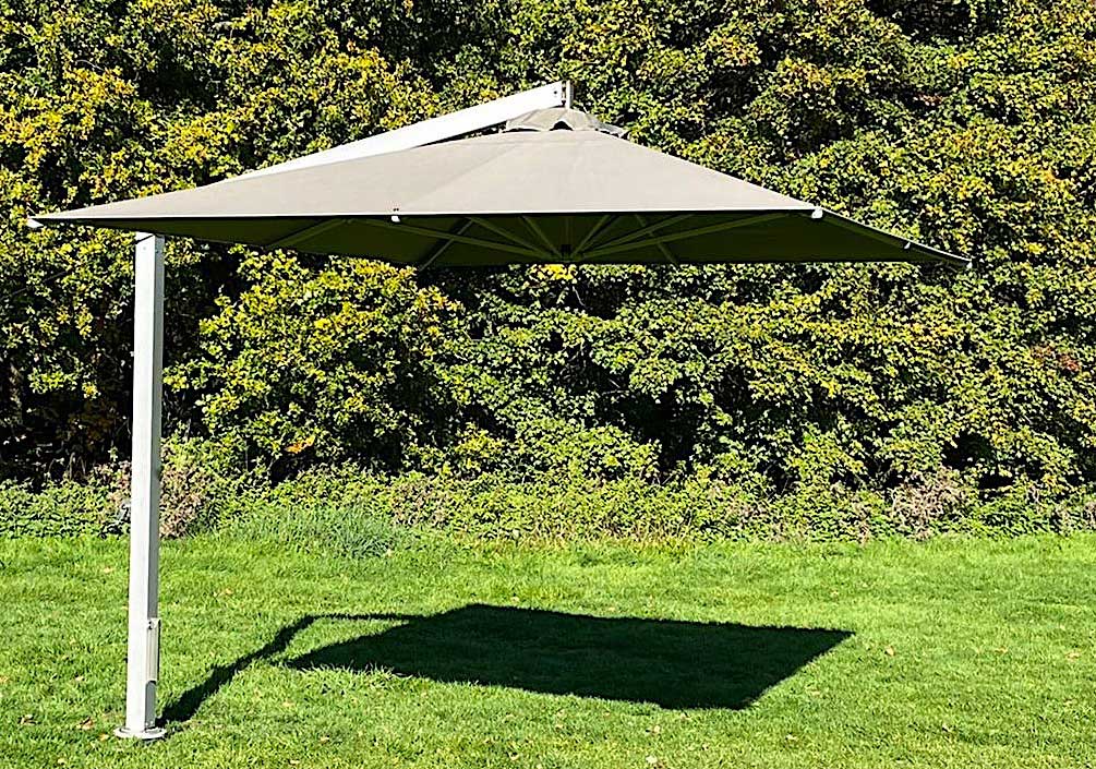 Typhoon-Cantilever-Side-Arm-Parasol Strong sturdy cantilever parasols commercial grade by Aztec Umbrellas