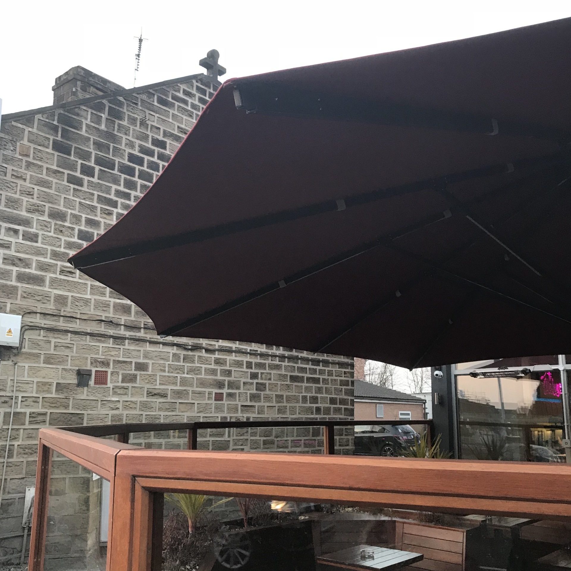 Aztec+Bespoke+Corner Aztec+Bespoke+Corner Cut Off Umbrella