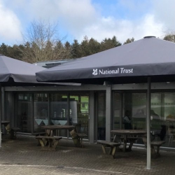 Sun terrace umbrellas National Trust Sun Terrace Umbrellas by Aztec