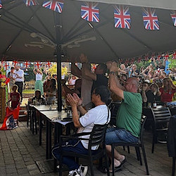 Covid Friendly Parasols and Jumbrellas Aztec Giant Umbrellas and Parasols